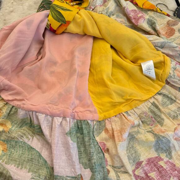 Farm Rio Mixed Print Midi Wrap Dress Small NWT - Picture 11 of 16